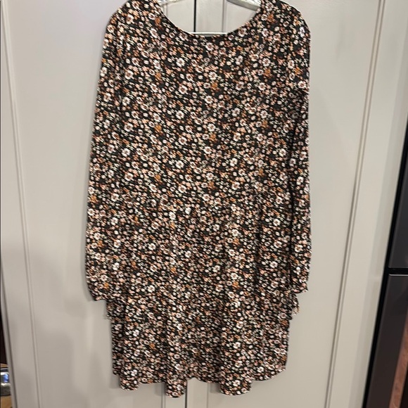 Wild Fable Dress Women's Medium Floral Multicolor Lightweight Sheer Long Sleeve - Picture 5 of 5